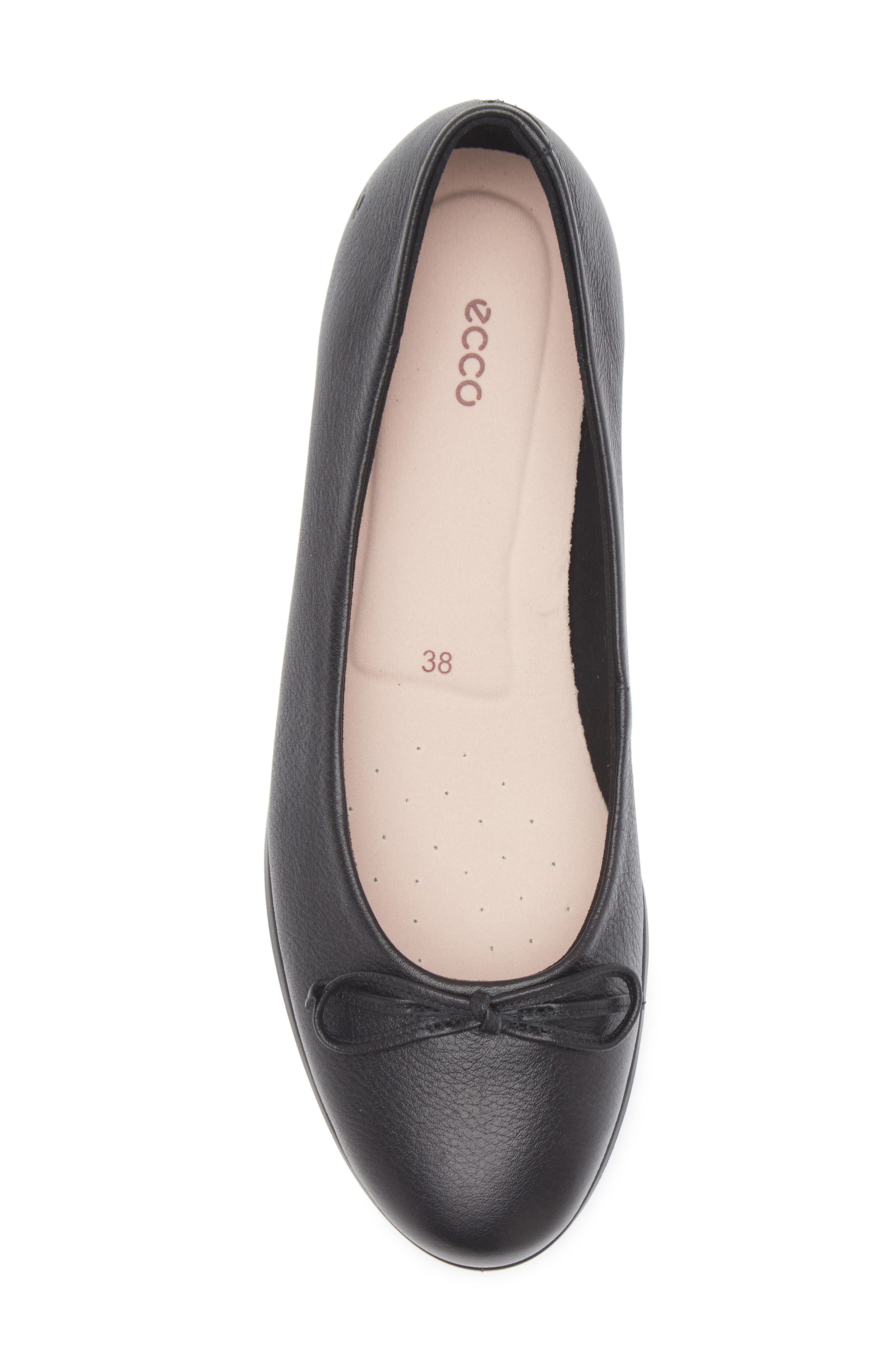 ECCO Touch Ballerina 2.0 Flat, Alternate, color, 11001Black