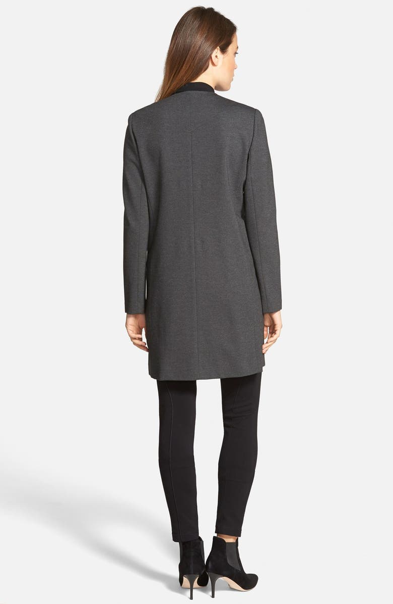 Lafayette 148 New York Drape Overlay Jersey Top, Alternate, color, 