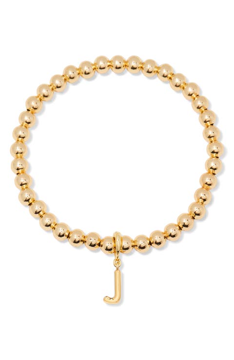 Makenna Initial Charm Bracelet