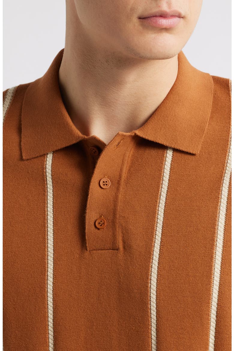 Micro Cable Polo, Alternate, color, TOBACCO