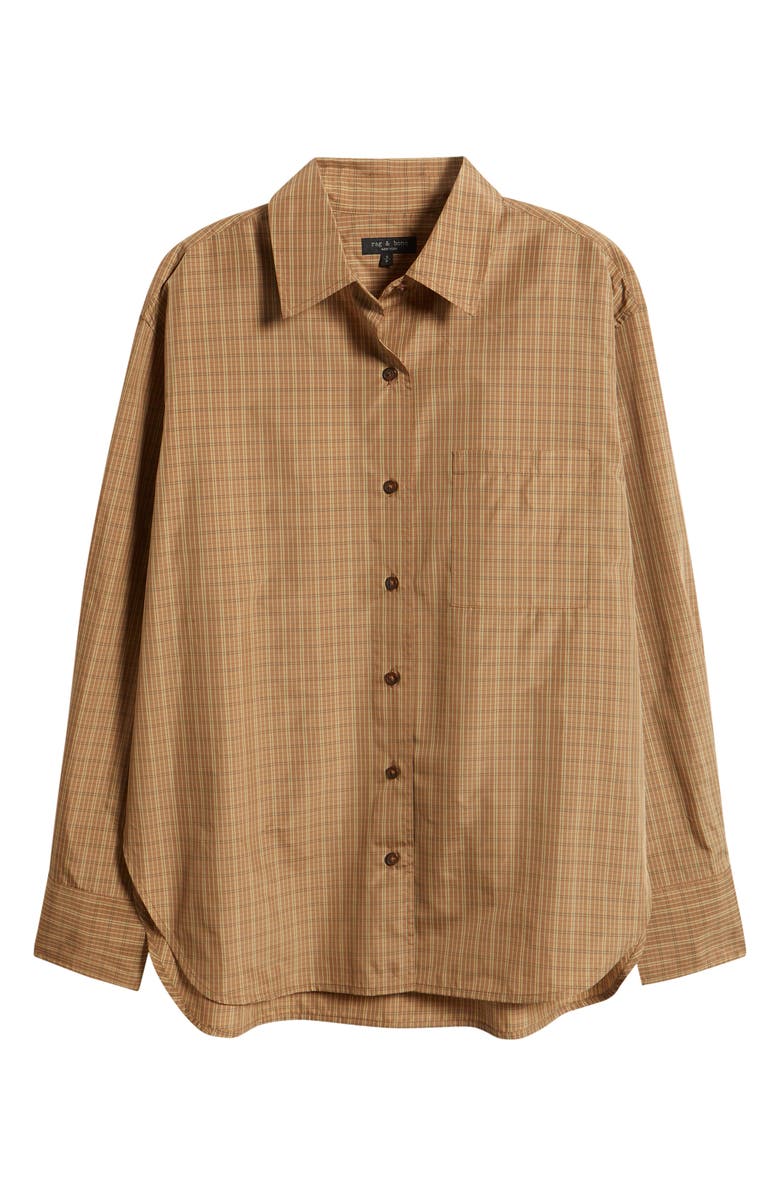 rag & bone Connie Plaid Button-Up Shirt, Alternate, color,