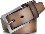 Mio Marino Full-Grain Leather Casual Jean Belt