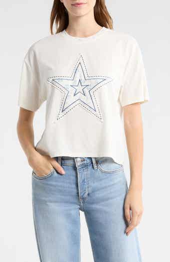 Vinyl Icons Ditsy Star Applique Tee
