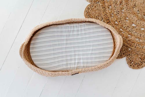 Bassinet Sheets Baby Fitted Bassinet Sheet 2 Pack In Dragonfly & Stripe