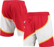 Mitchell & Ness Men's Mitchell & Ness Red Atlanta Hawks 1986 Hardwood Classics 75th Anniversary Swingman Shorts