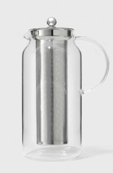 Tea & Water Glass Pitcher with Infuser