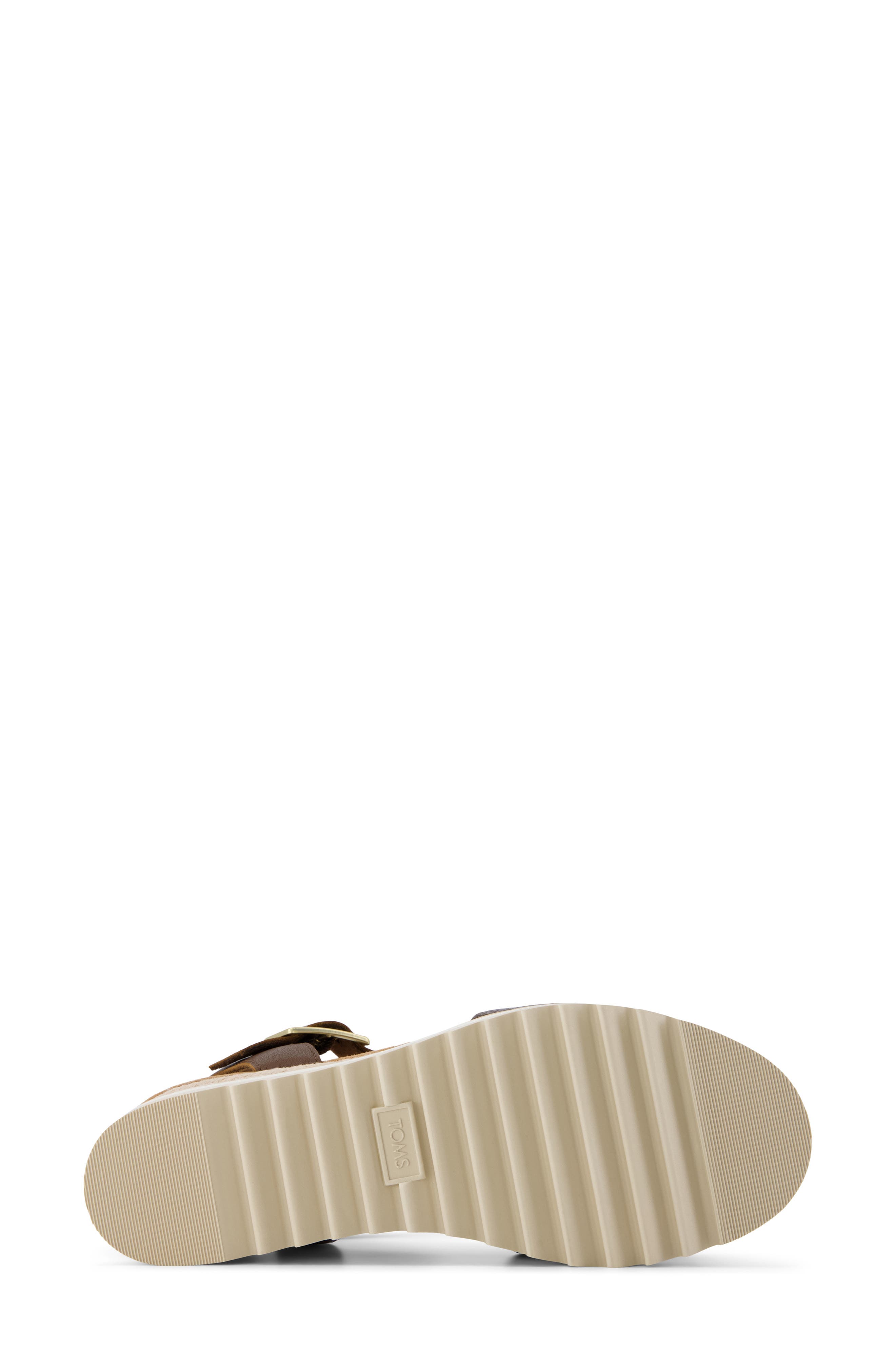 Diana Platform Wedge Sandal, Alternate, color, DARK BROWN
