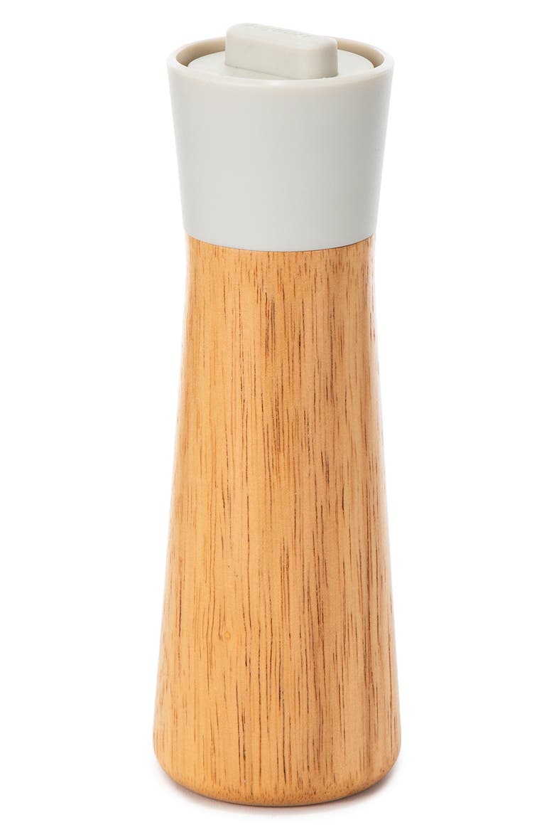 Leo Balance Rubberwood Covered Spice Grinder, Main, color, GREY