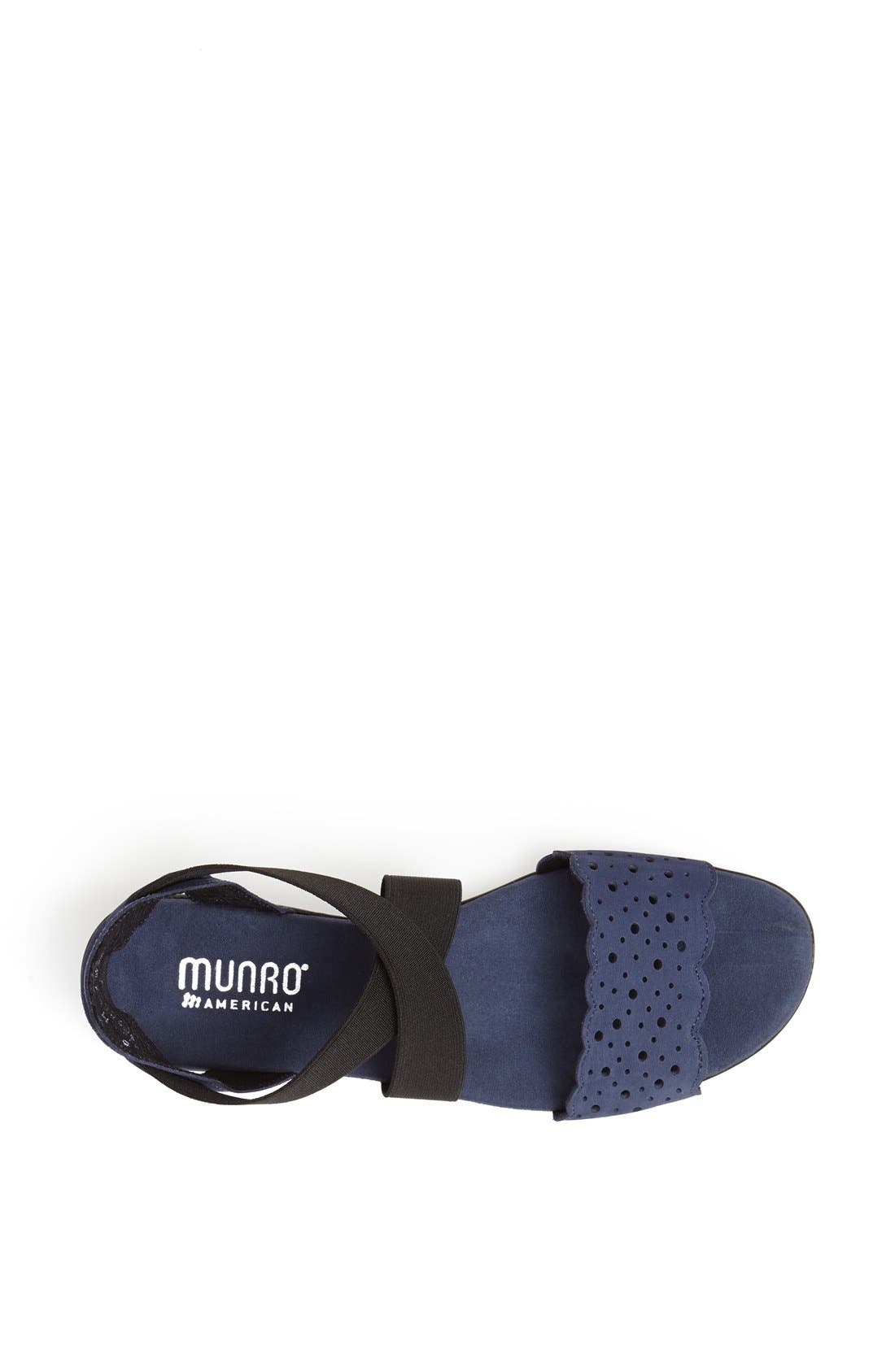 'Lacy' Sandal, Alternate, color, INDIGO