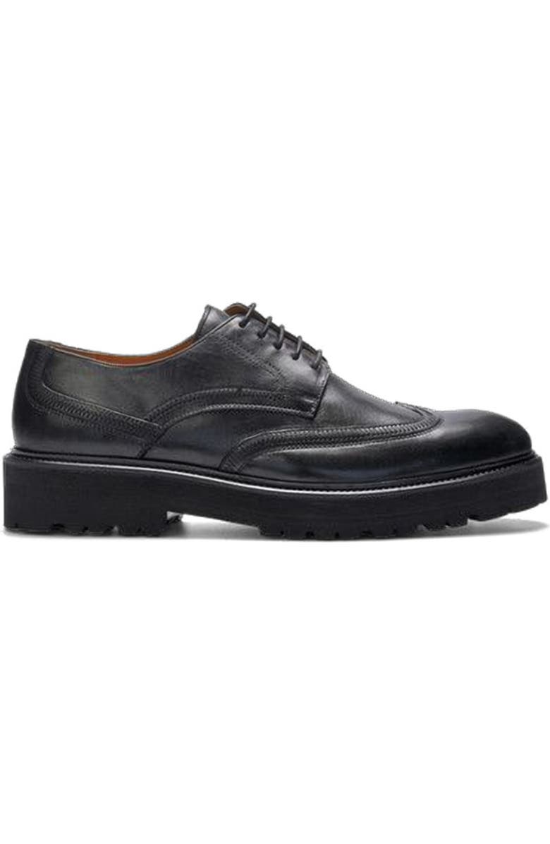 A. Veer Hadley Wingtip, Main, color, Black Leather
