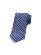 Paul Fredrick Patterned Woven Silk Tie