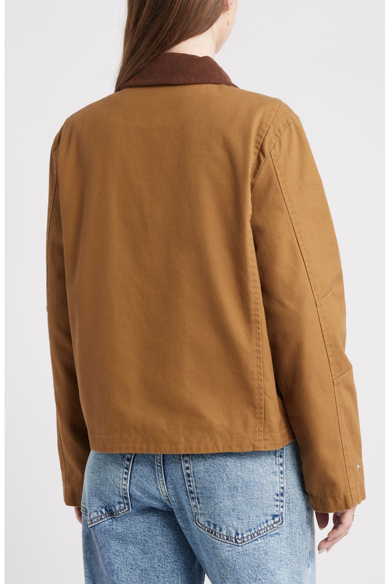 Cotton Canvas Barn Jacket, Alternate, color, TAUPE