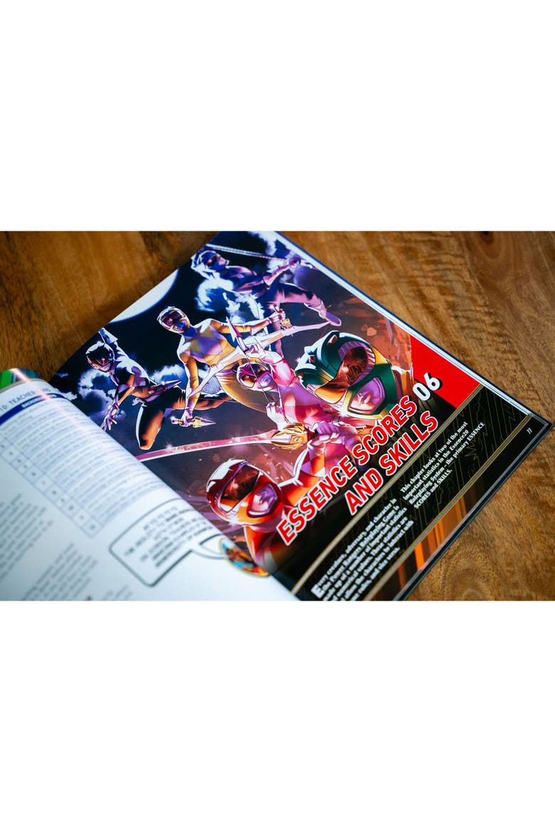 Power Rangers Roleplaying Game Core Rulebook, Alternate, color, Multicolored