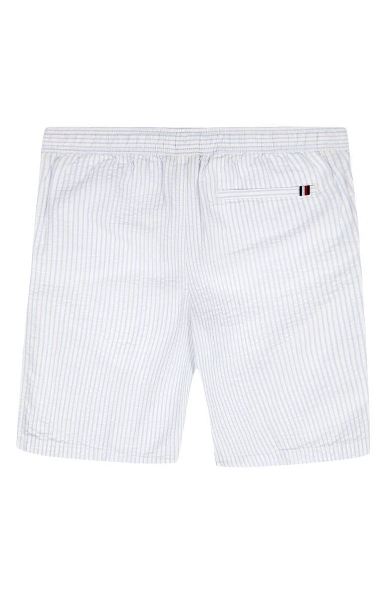 Tommy Hilfiger Kids' Stripe Seersucker Shorts, Alternate, color, Windsurfer