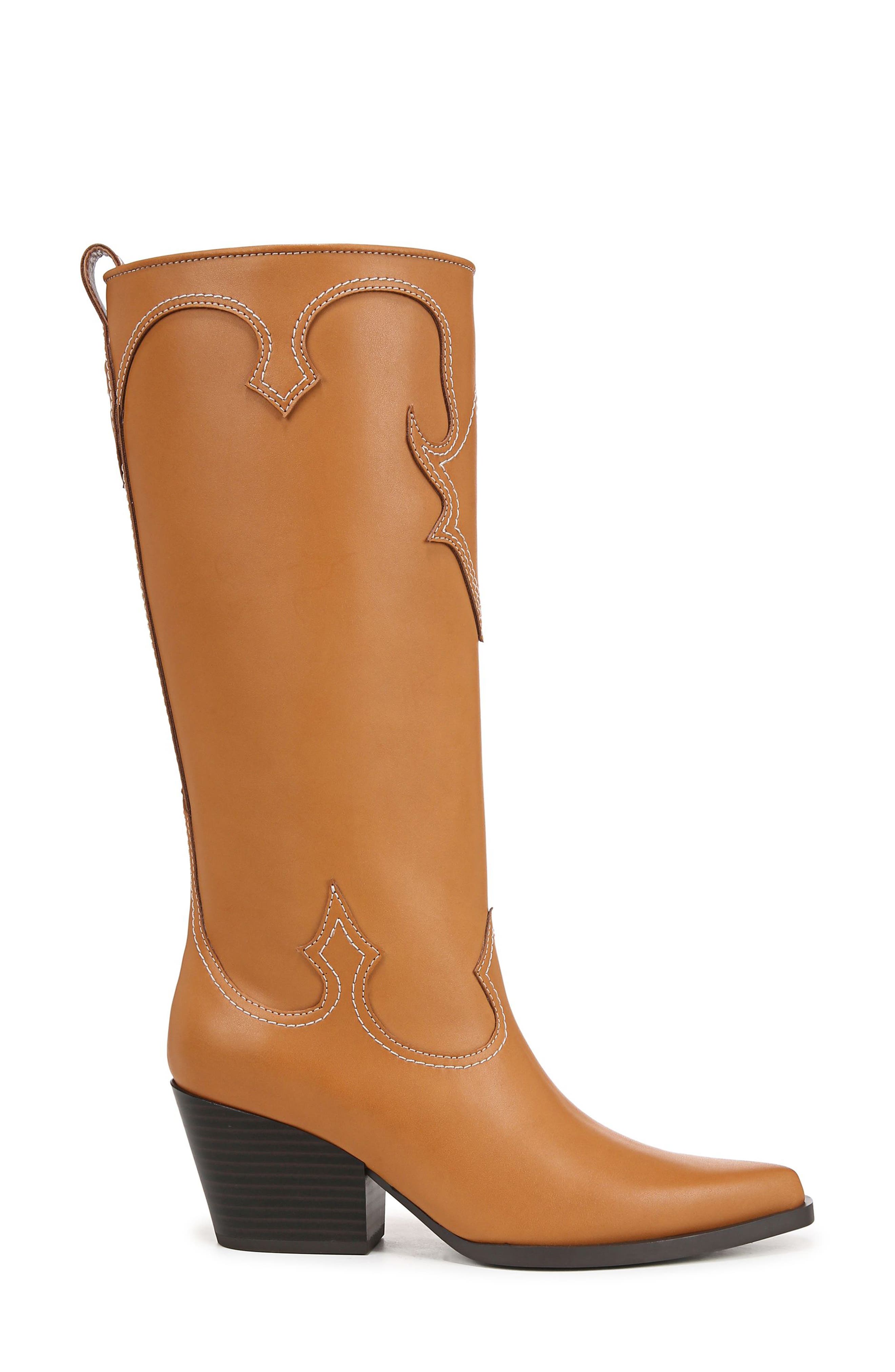 Zodiac Dawson Western Boot, Alternate, color, Cuoio Brown