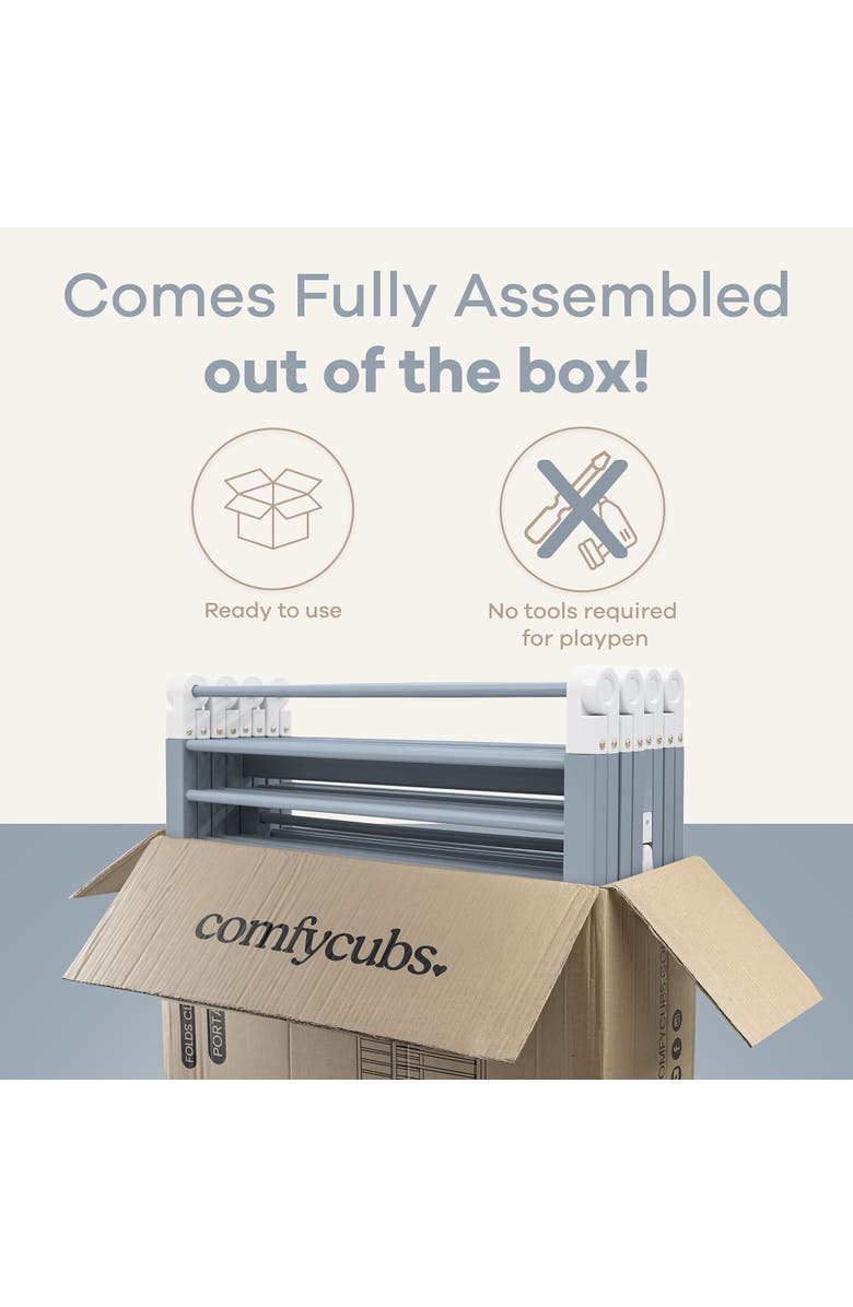 Comfy Cubs Playpen for Toddler and Babies, Alternate, color, 