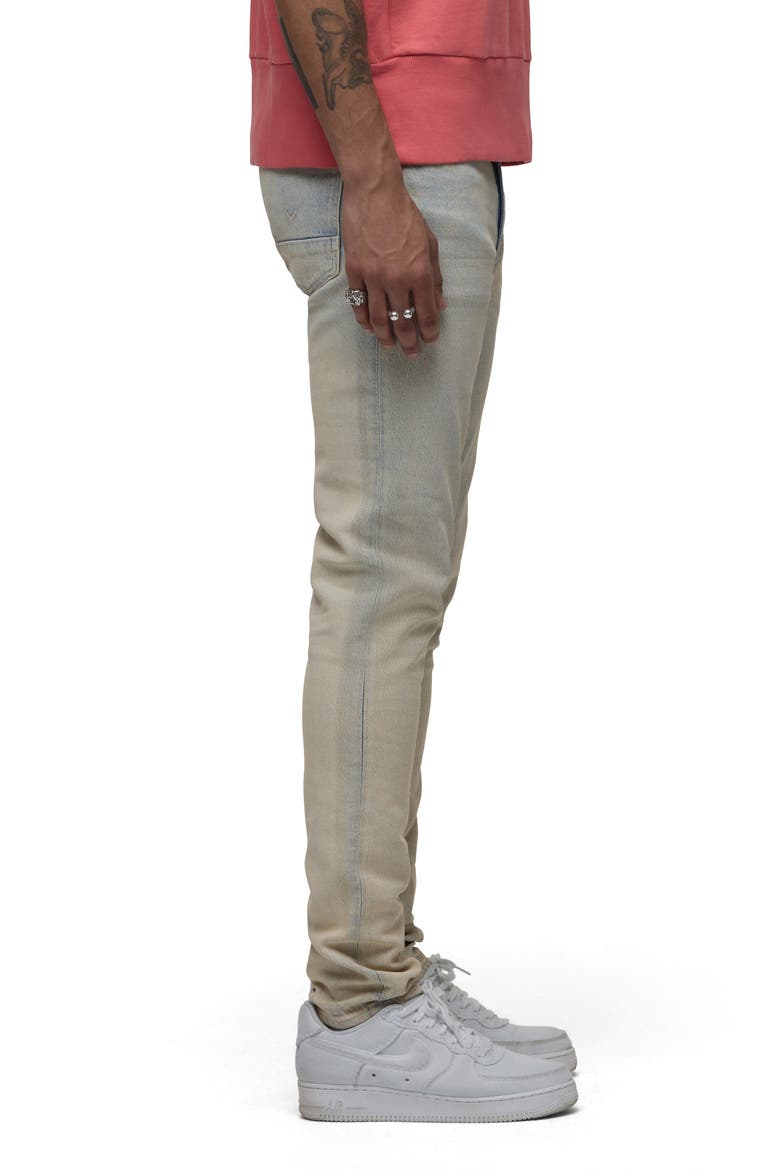 Zack Skinny Jeans, Alternate, color, COATED MOSS