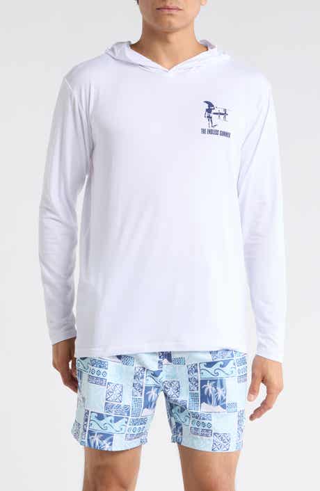 Vintage Summer UPF 50+ Long Sleeve Hooded Sunshirt