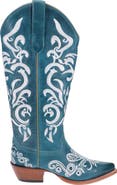Malibu Beach Women's Premium Western Leather Boots Calypso