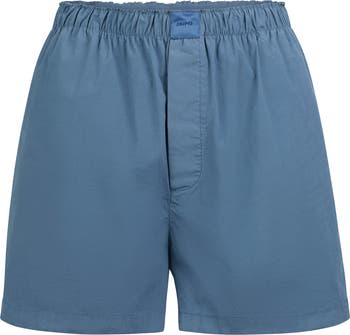 Cotton Blend Fleece Lounge Shorts