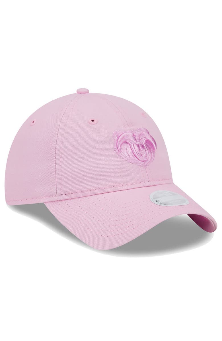 New Era Women's New Era Pink Memphis Grizzlies Colorpack Tonal 9TWENTY Adjustable Hat, Alternate, color, 