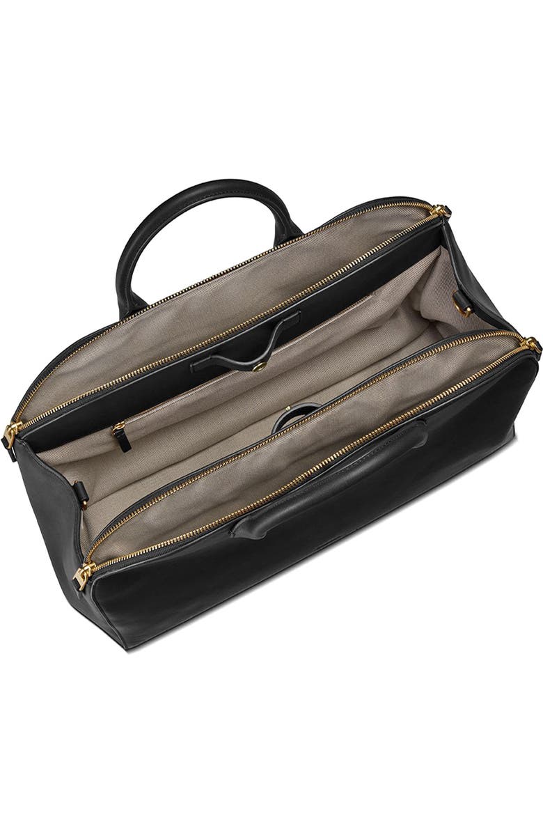 Shinola Bixby Leather Work Laptop Satchel, Alternate, color, Black