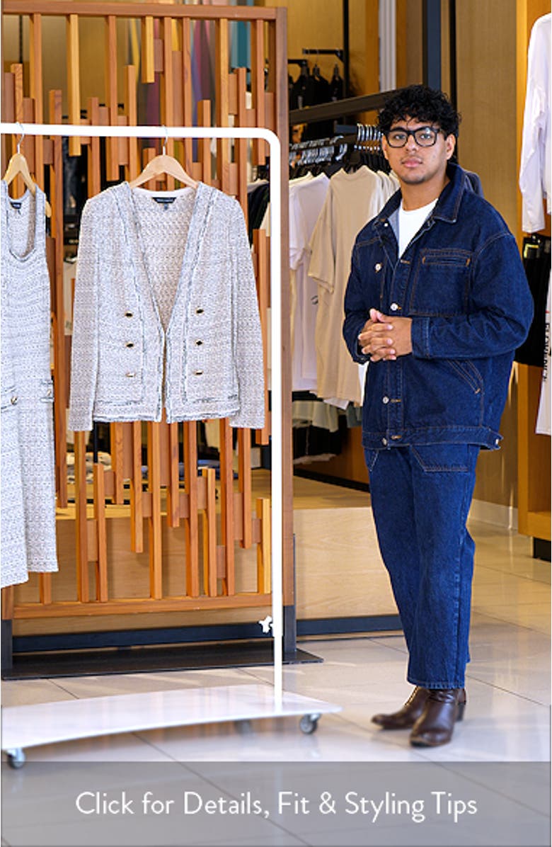 x Tanya Foster Shimmer Tweed Knit Jacket, sales video thumbnail