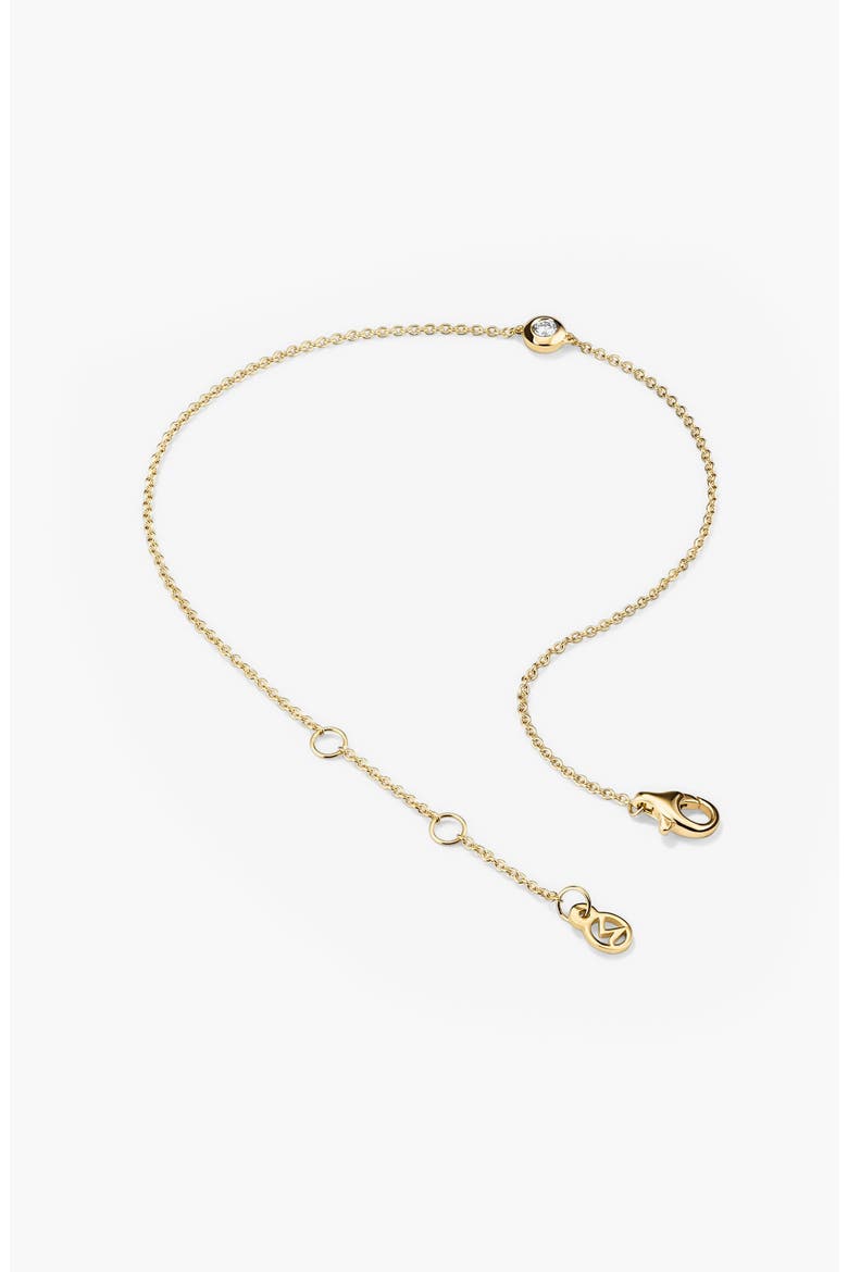 Solo Diamond Bracelet, Alternate, color, 10K Yellow Gold