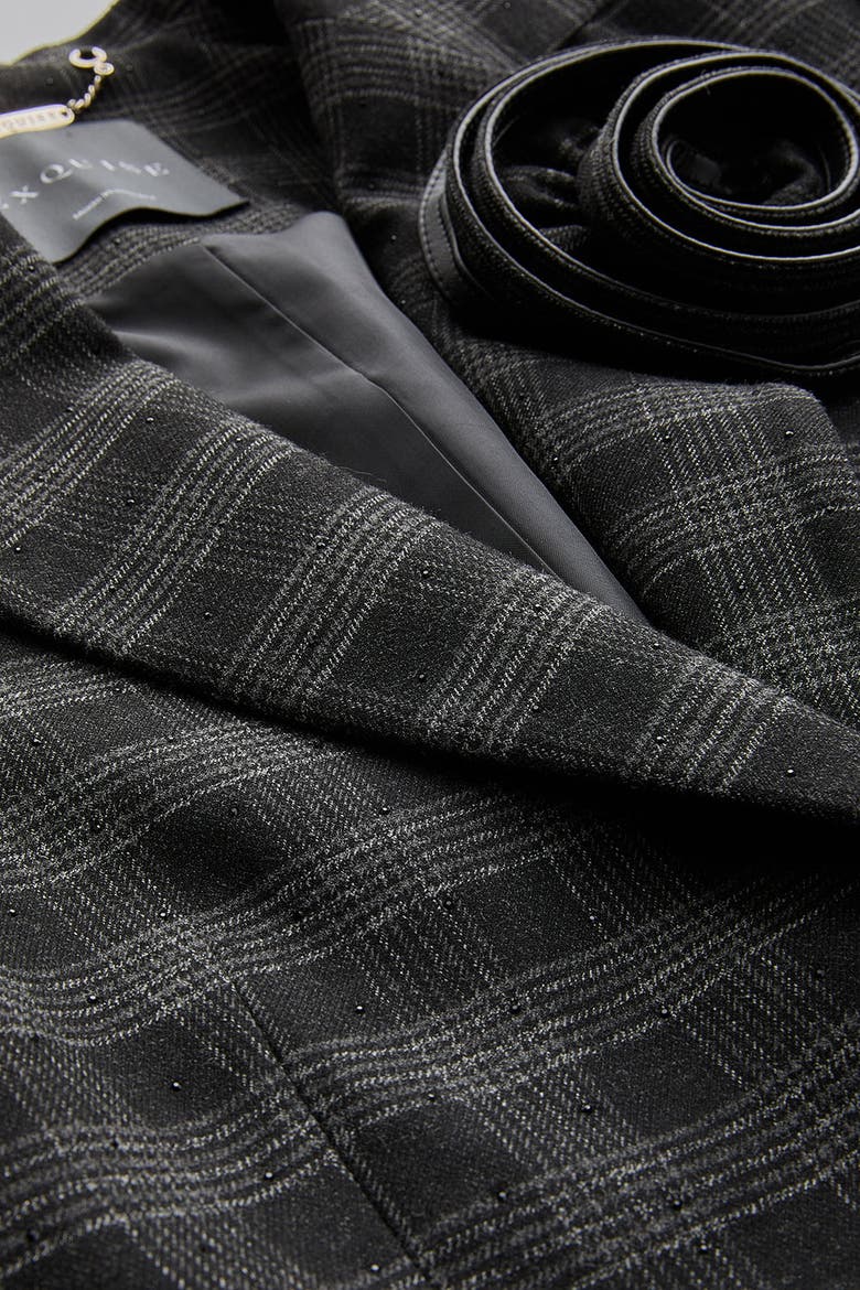 Amiri Plaid Jacket, Alternate, color, ANTHRACITE