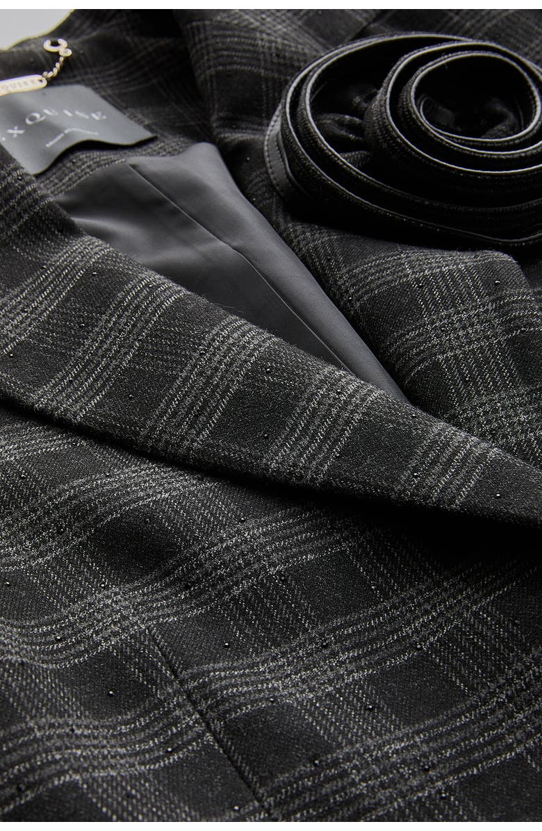 Exquise Amiri Plaid Jacket, Alternate, color, Anthracite