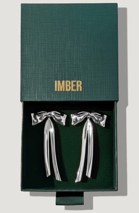 Bow Statement Drop Earrings