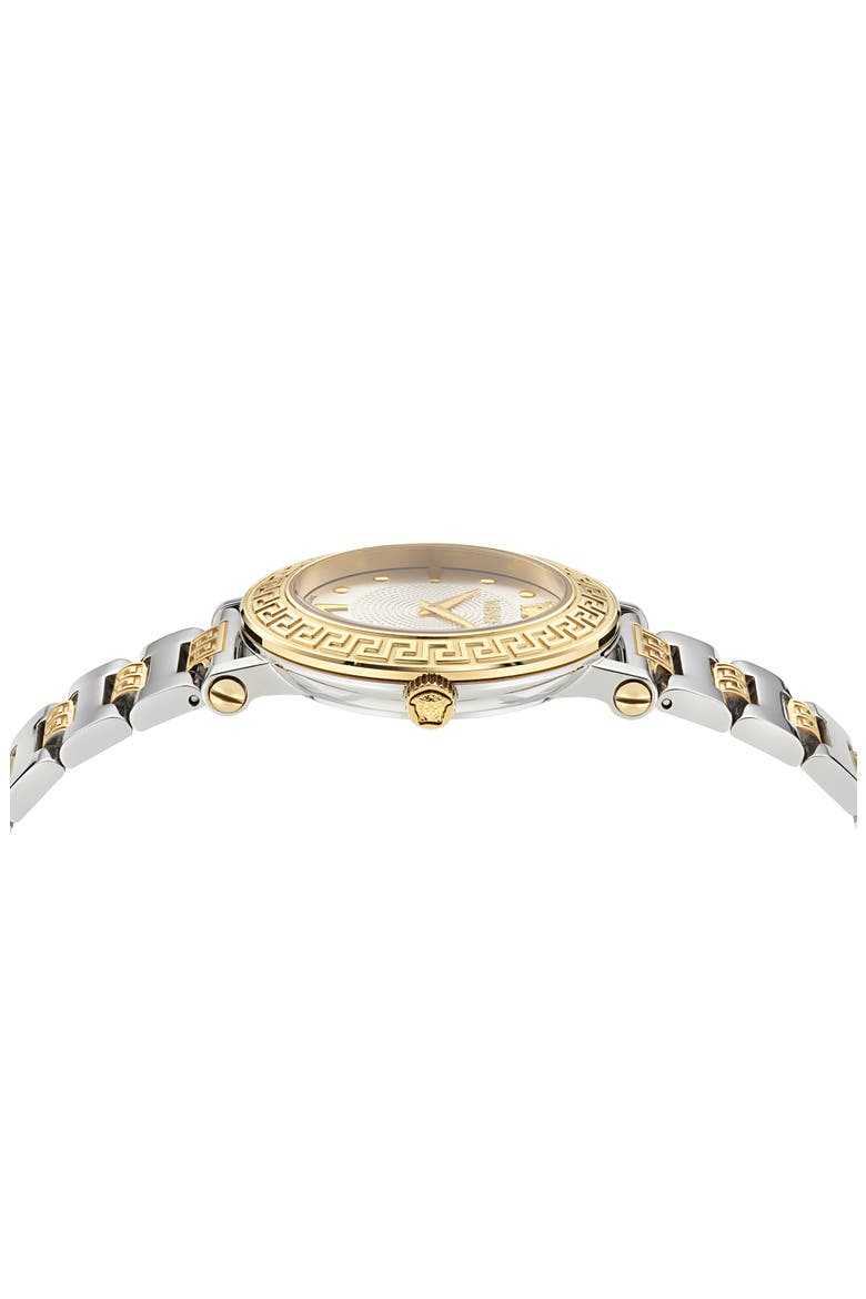 Greca Sphere Two-Tone Bracelet Watch, 35mm, Alternate, color, TWO TONE