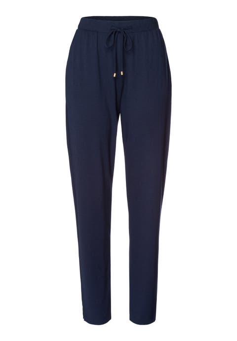 Sleep And Lounge Cotton Blend Drawstring Pants