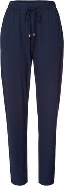 HANRO Sleep And Lounge Cotton Blend Drawstring Pants