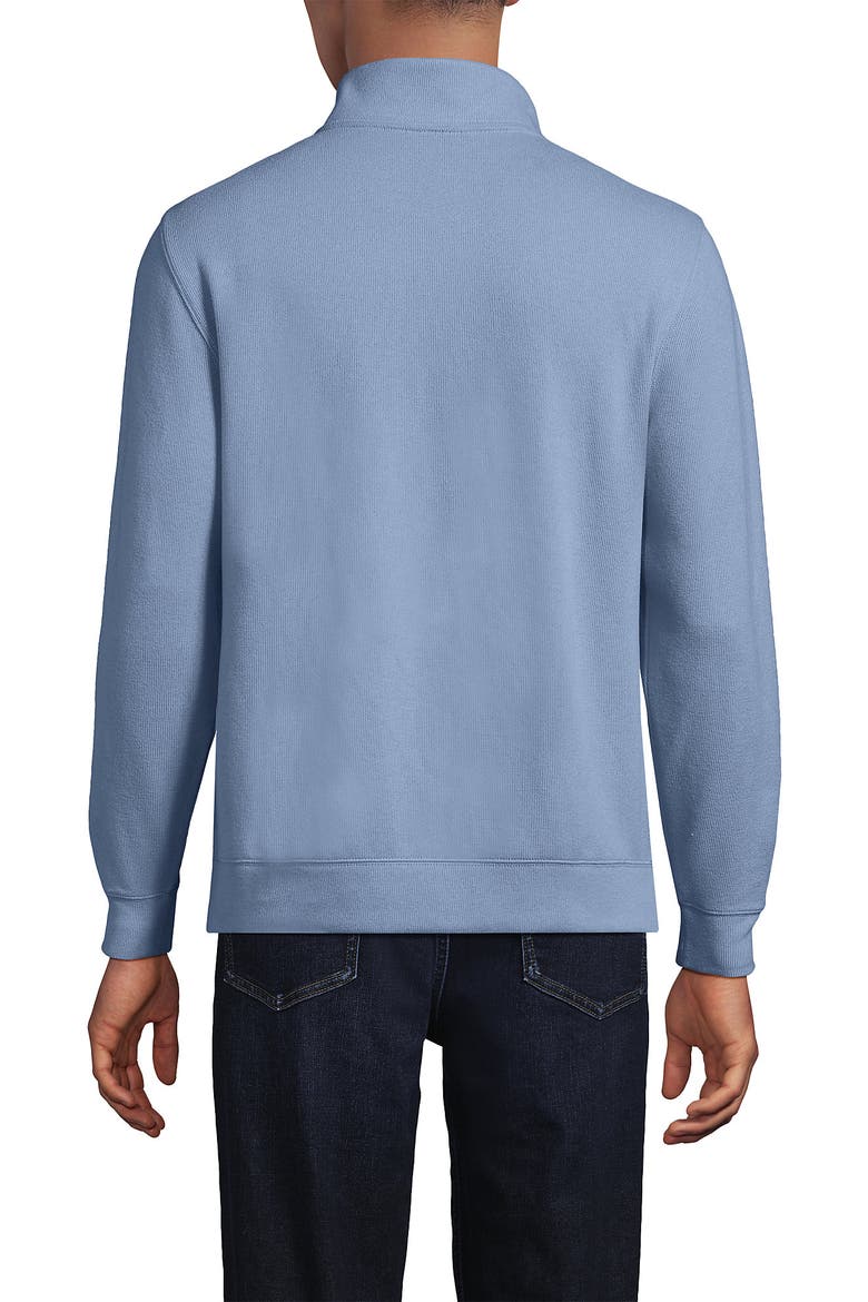 Bedford Rib Quarter Zip Sweater, Alternate, color, Oasis Blue