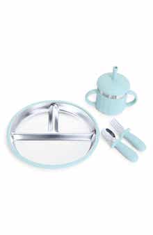 Stainless Steel & Silicone First Meal Set