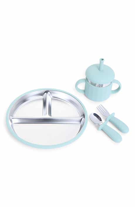 Stainless Steel & Silicone First Meal Set