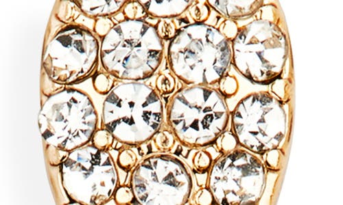 Leith Pavé Crystal Light Bulb Linear Drop Earrings In Brown