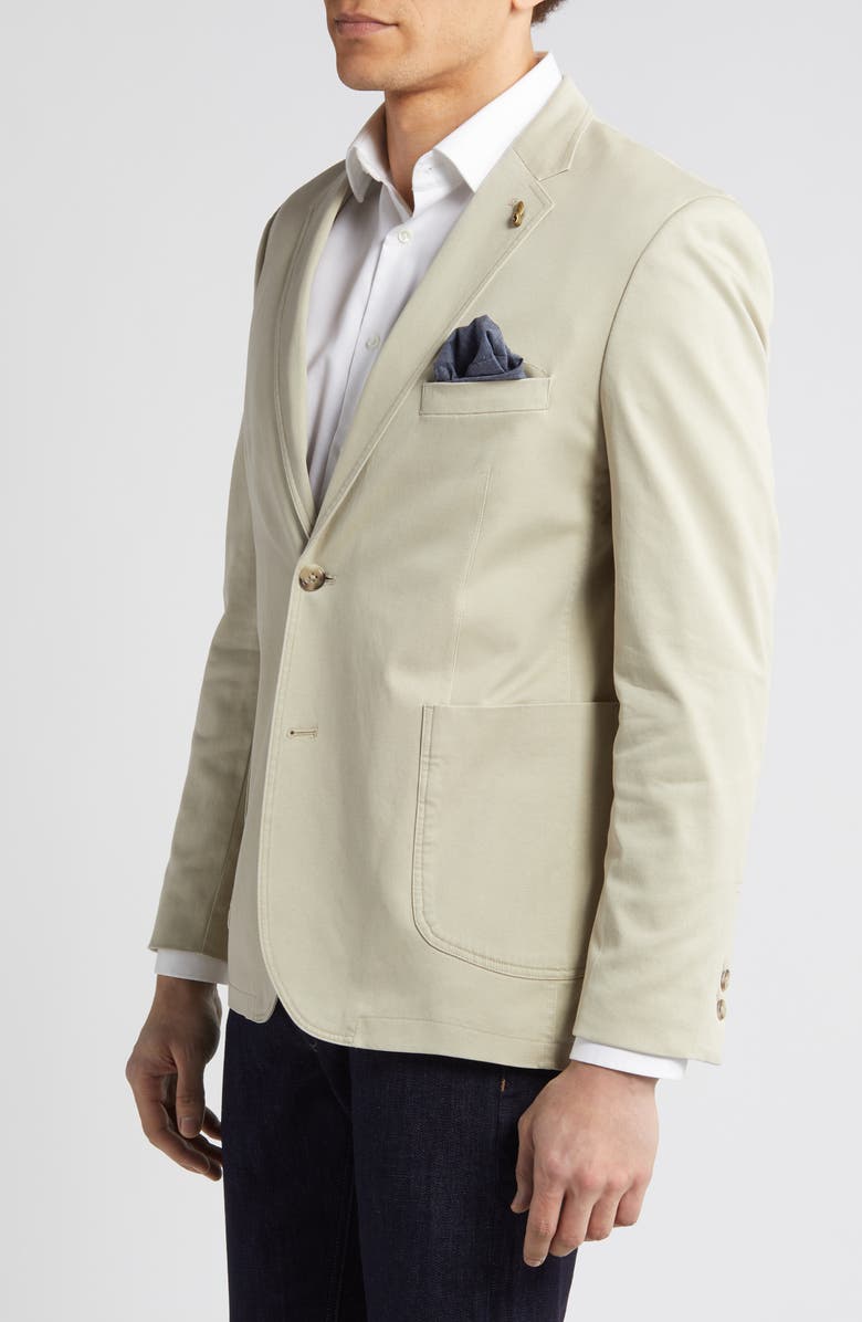 Johnston & Murphy Washed Cotton Blazer, Alternate, color,