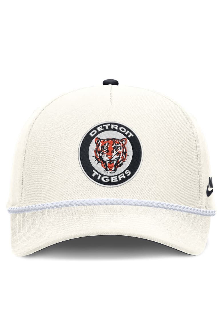 Men's Nike Cream Detroit Tigers Cooperstown Rise Adjustable Hat, Alternate, color, Cream