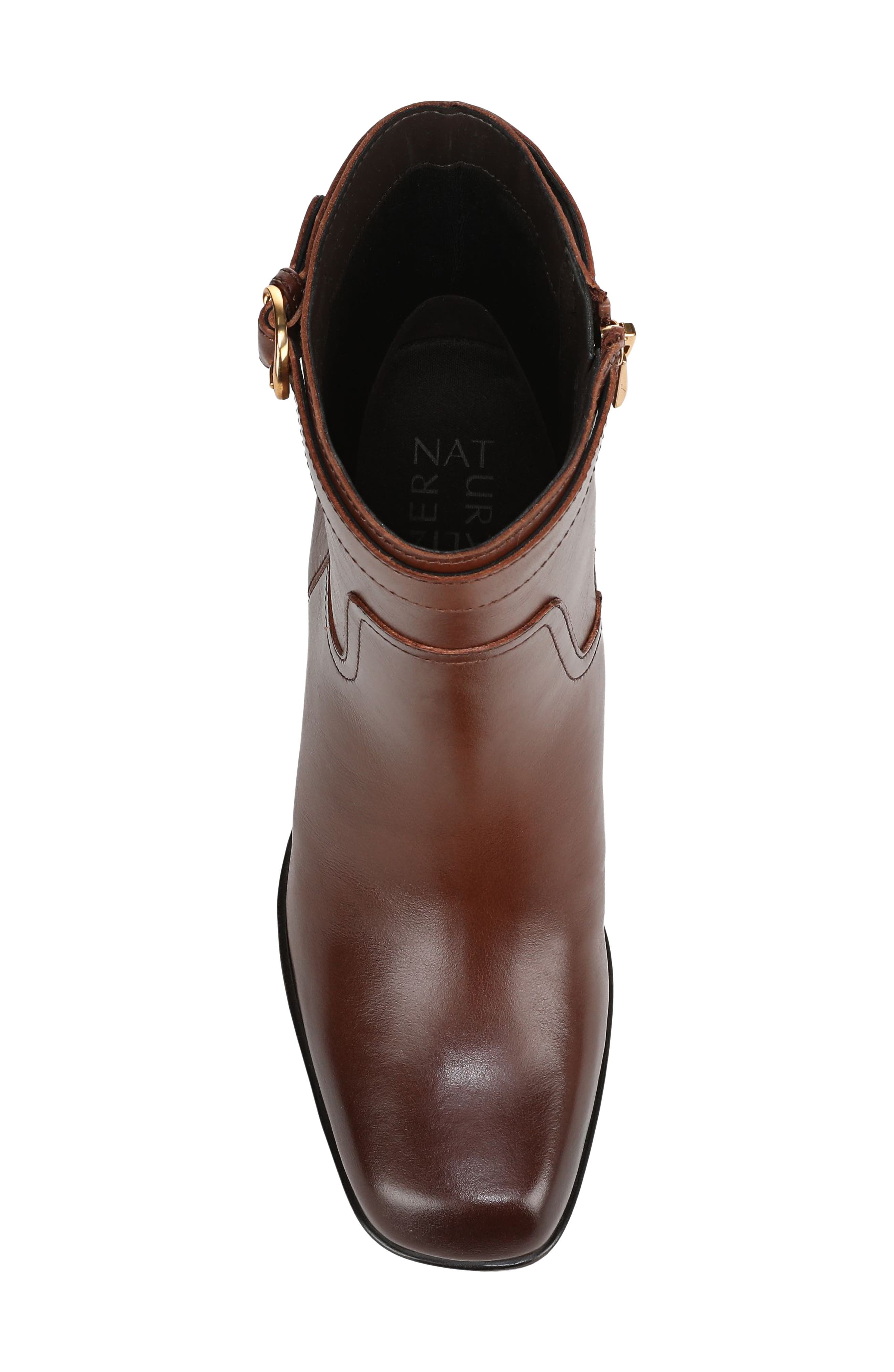 Naturalizer Icy Bootie, Alternate, color, Rich Cognac Brown