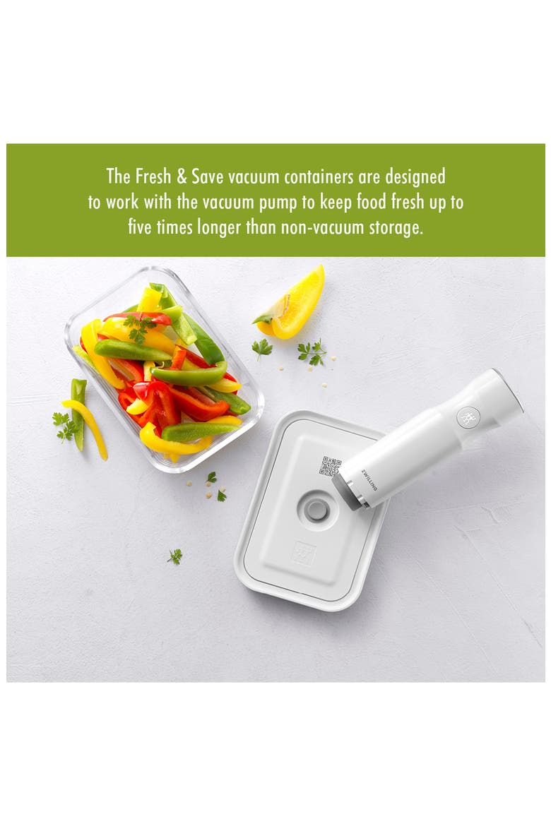 Fresh & Save 2-Piece Glass Container Set, Alternate, color, CLEAR