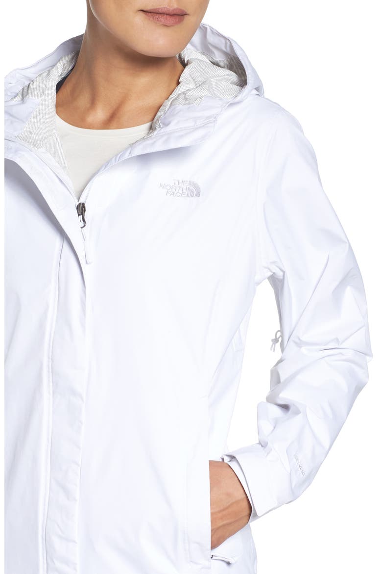 Venture 2 Waterproof Jacket, Alternate, color, TNF WHITE/ TNF WHITE
