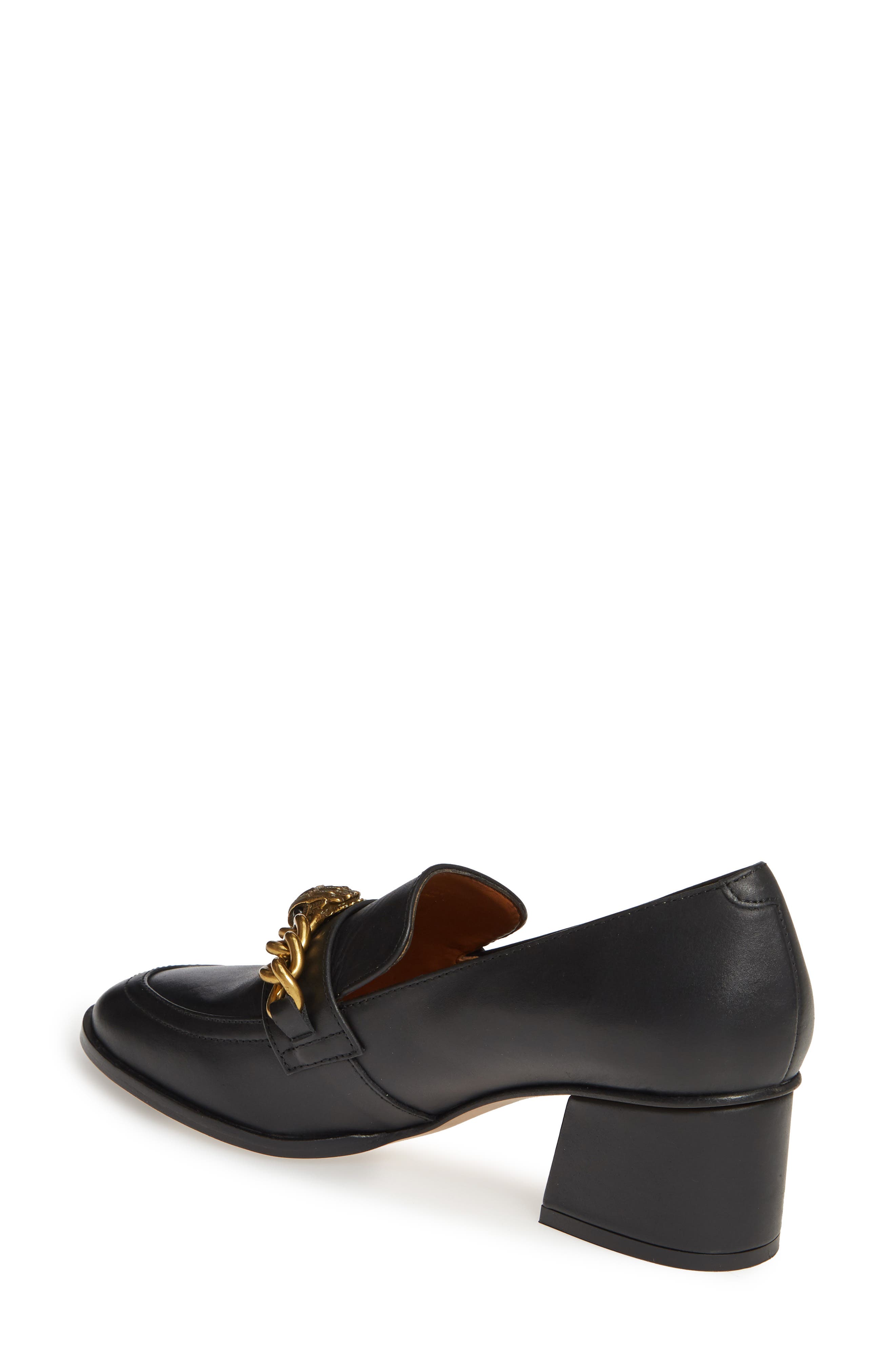 Kurt Geiger London Block Heel Loafer Pump, Alternate, color, 