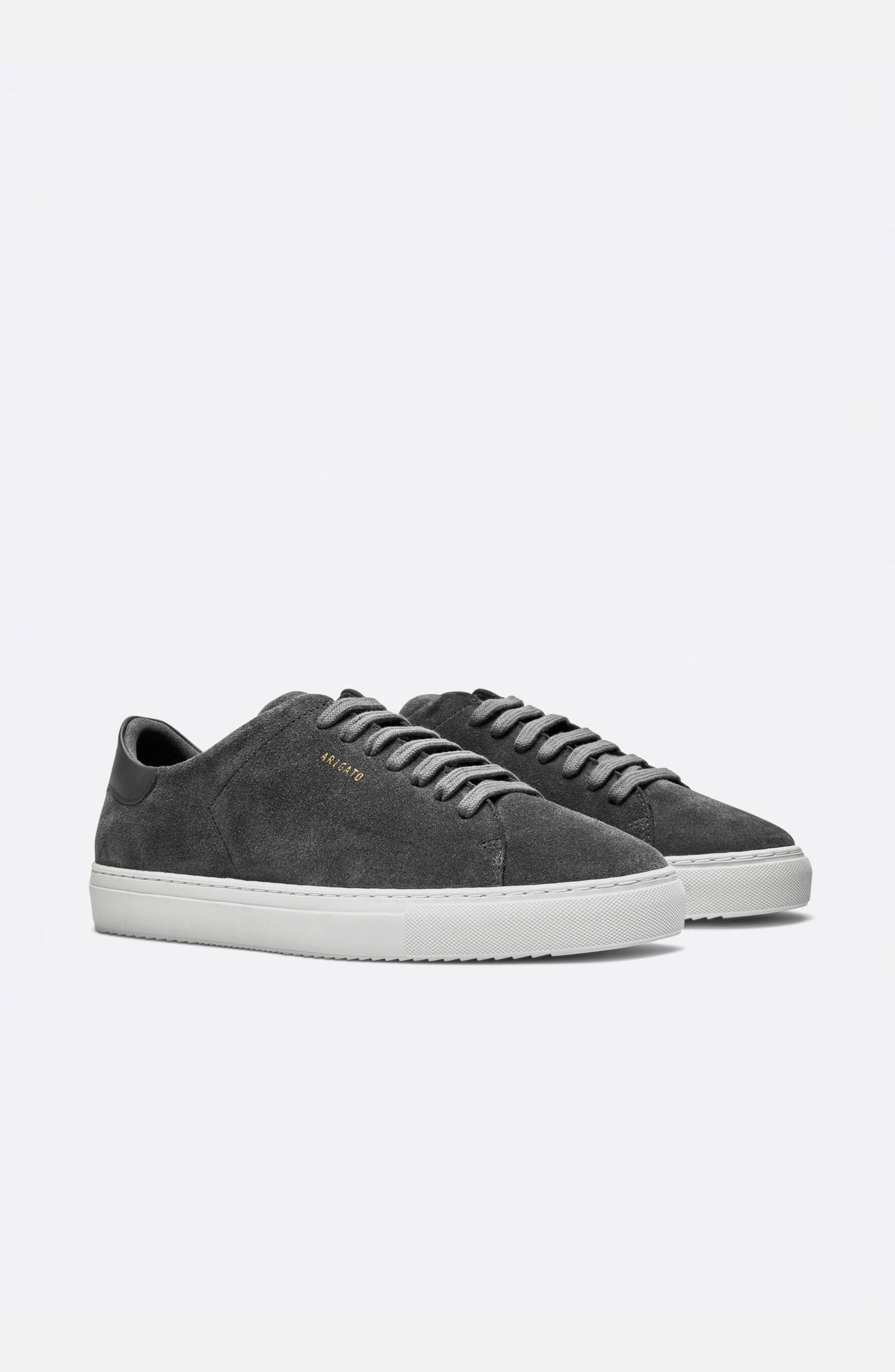 Clean 90 Suede Sneaker, Alternate, color, Dark Grey/White