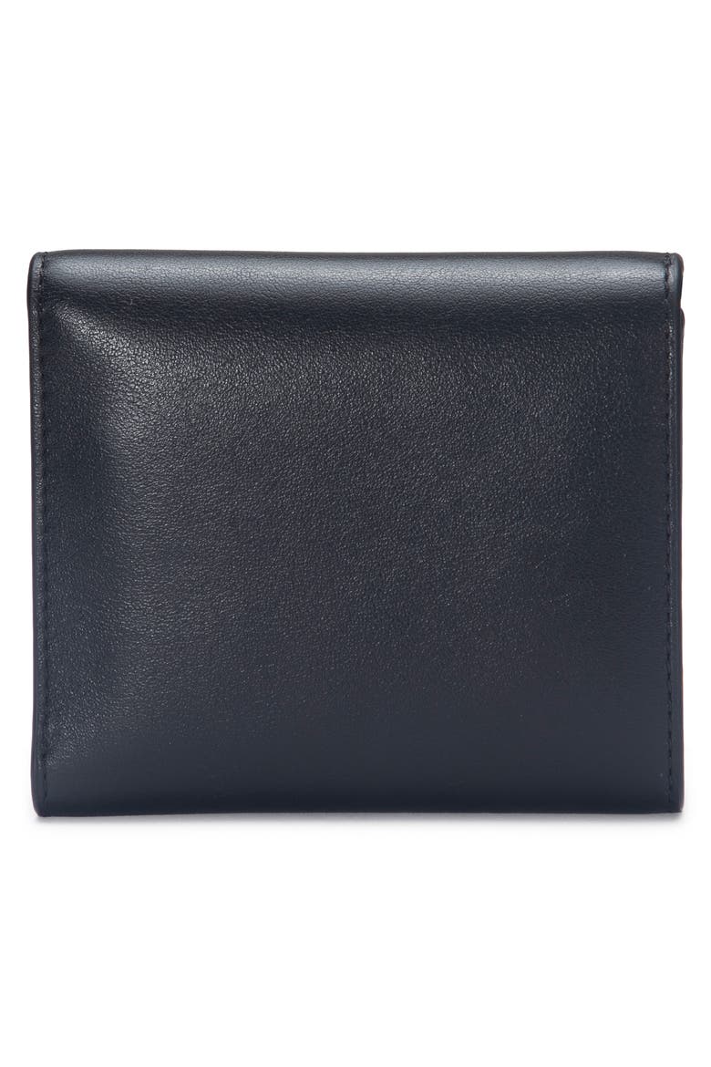 Nappa Simple Trifold Wallet, Alternate, color, BLACK