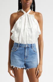 Ramy Brook Burnout Talia Halter Top