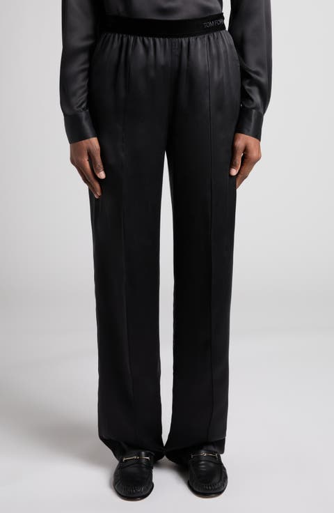 Silk Satin Pajama Pants