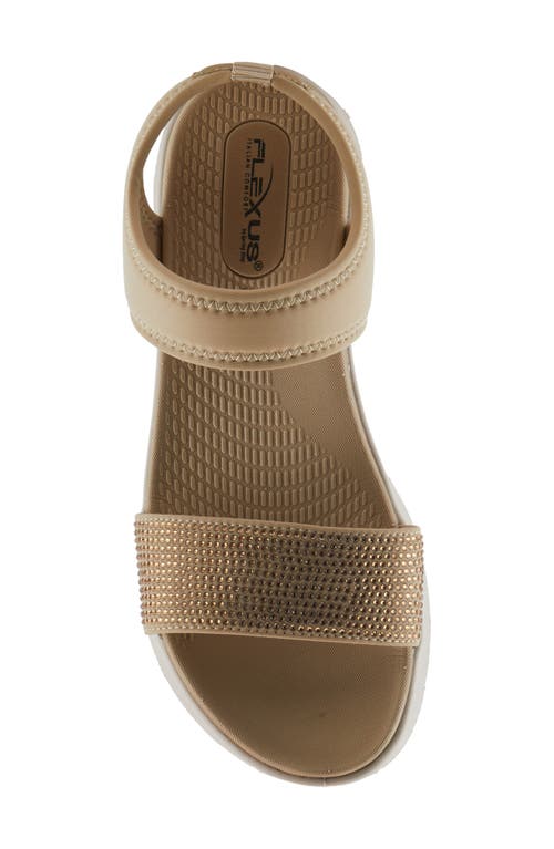FLEXUS BY SPRING STEP FLEXUS BY SPRING STEP GALLEGOS ANKLE STRAP PLATFORM WEDGE SANDAL