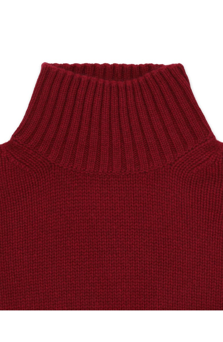Fortela Ele High Neck Sweater, Alternate, color, Burgundy